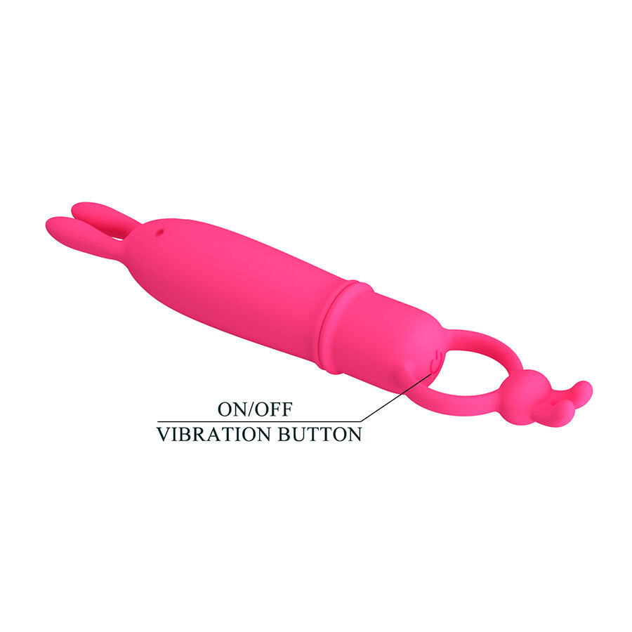 Pretty Love Delia Mini Vibratore Rabbit con Anello – immagine 7