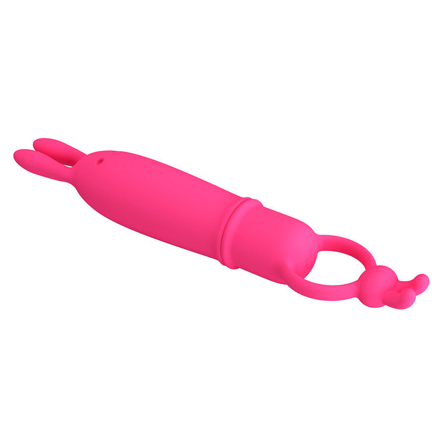 Pretty Love Delia Mini Vibratore Rabbit con Anello – immagine 5