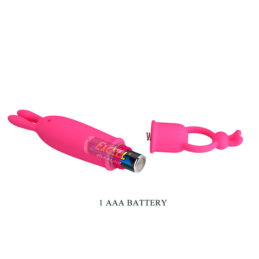 Pretty Love Delia Mini Vibratore Rabbit con Anello – immagine 6