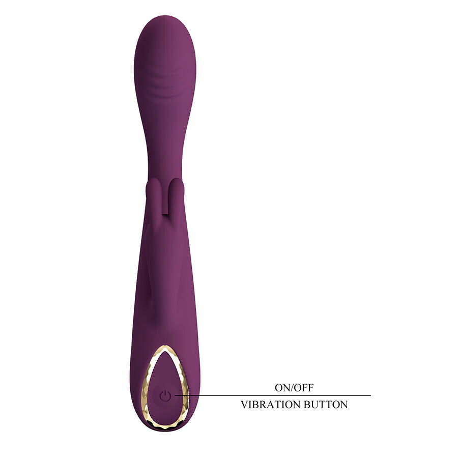 Pretty Love Emma Vibratore con Stimolatore Rabbit Serie Extreme Viola – immagine 7