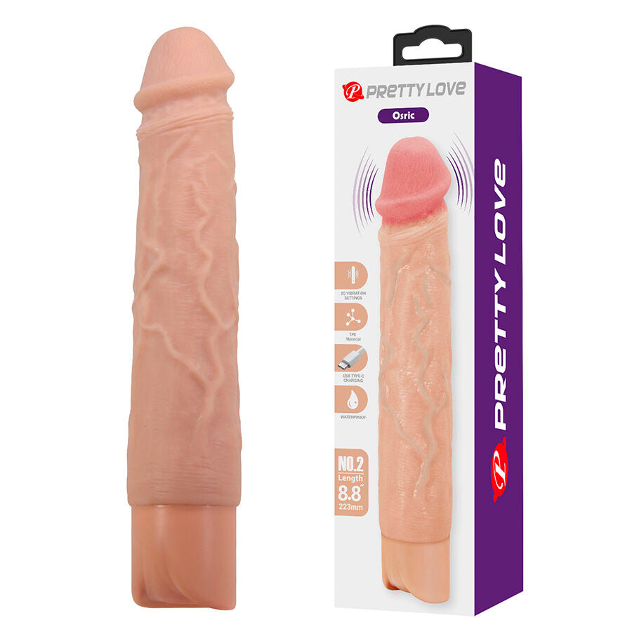 Pretty Love Osric Vibratore Realistico Flessibile Ricaricabile – immagine 2