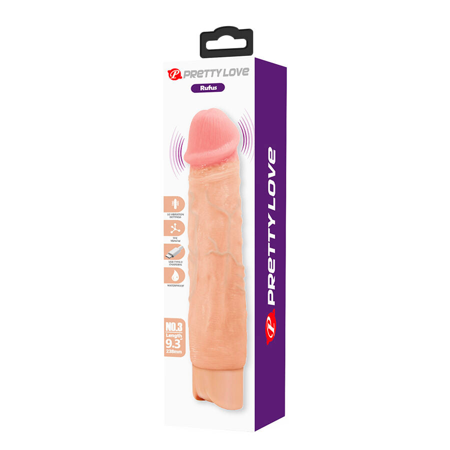 Pretty Love Rufus Vibratore Realistico Flessibile Ricaricabile – immagine 10
