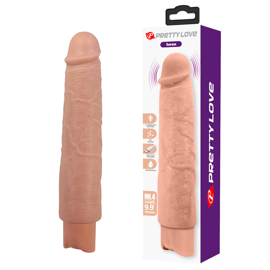 Pretty Love Soren Vibratore Realistico Flessibile Ricaricabile – immagine 2