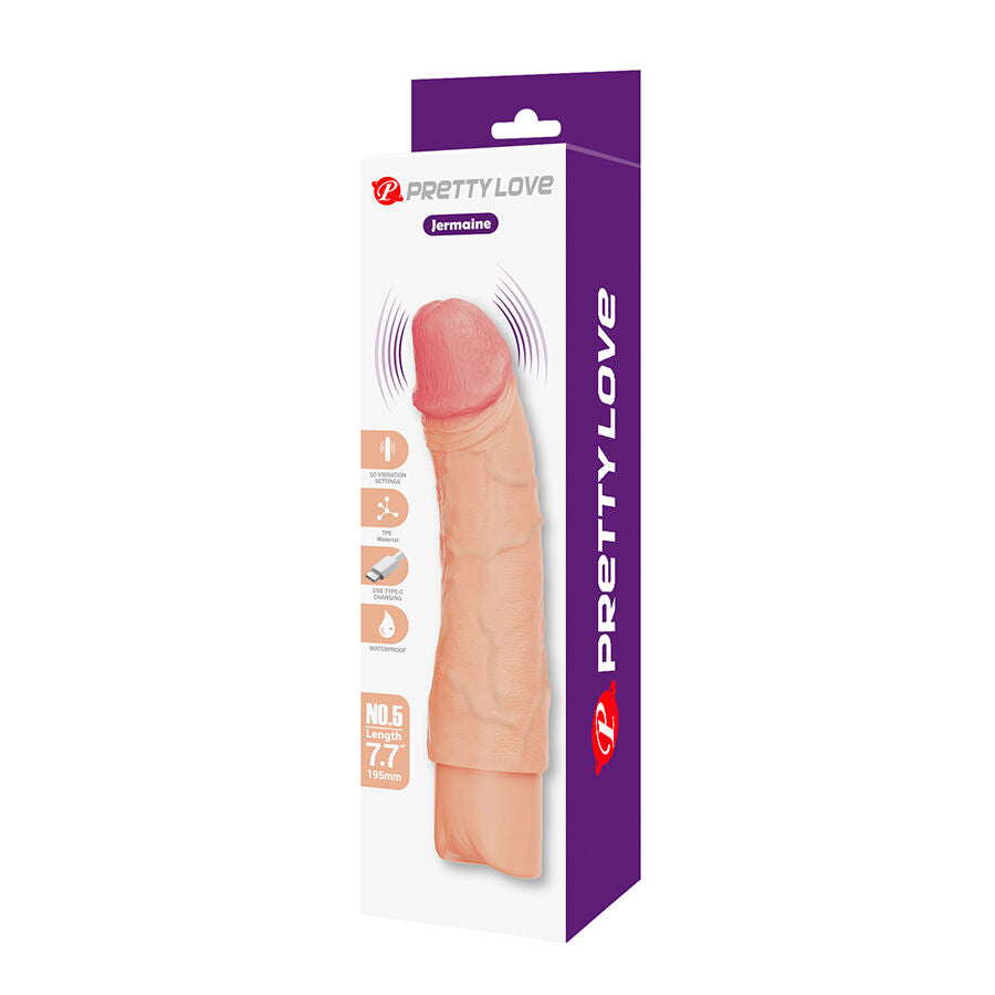 Pretty Love Jermaine Vibratore Realistico Flessibile Ricaricabile – immagine 10