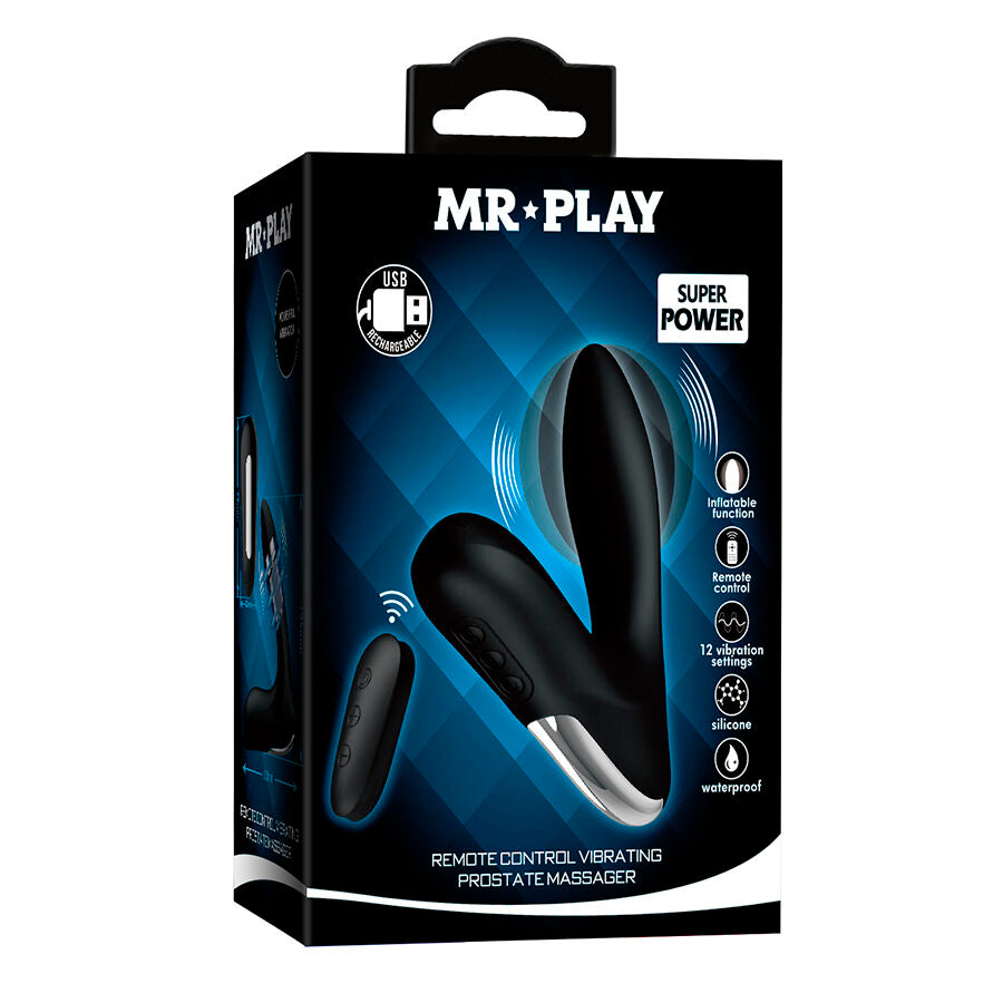 Mr Play Massaggiatore Prostatico Gonfiabile Vibrante con Telecomando – immagine 9