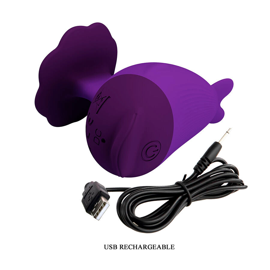 Pretty Love Dolphin Mini Vibratore con Clip Viola – immagine 7