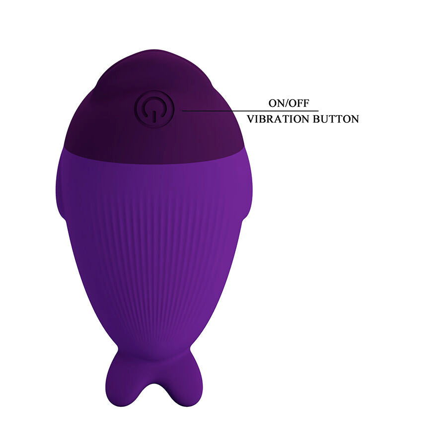 Pretty Love Dolphin Mini Vibratore con Clip Viola – immagine 5