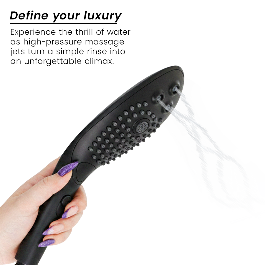 Womanizer Wave Soffione Doccia Stimolante Nero – immagine 3