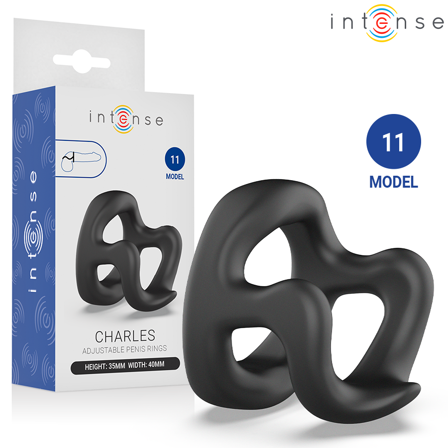 Intense Charles Anello per Pene ad H Modello 11