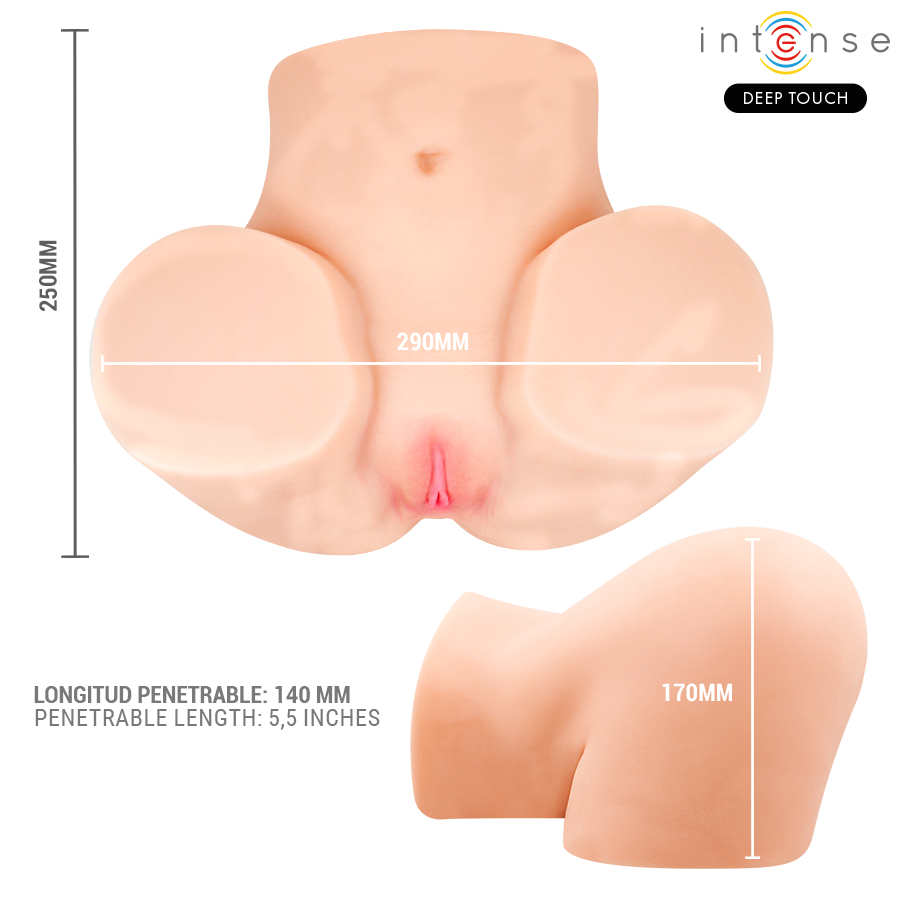 Intense Deep Touch Ginger Masturbatore Vaginale con Aspirazione Calore Vibrazione e Voce 5,3 kg – immagine 5