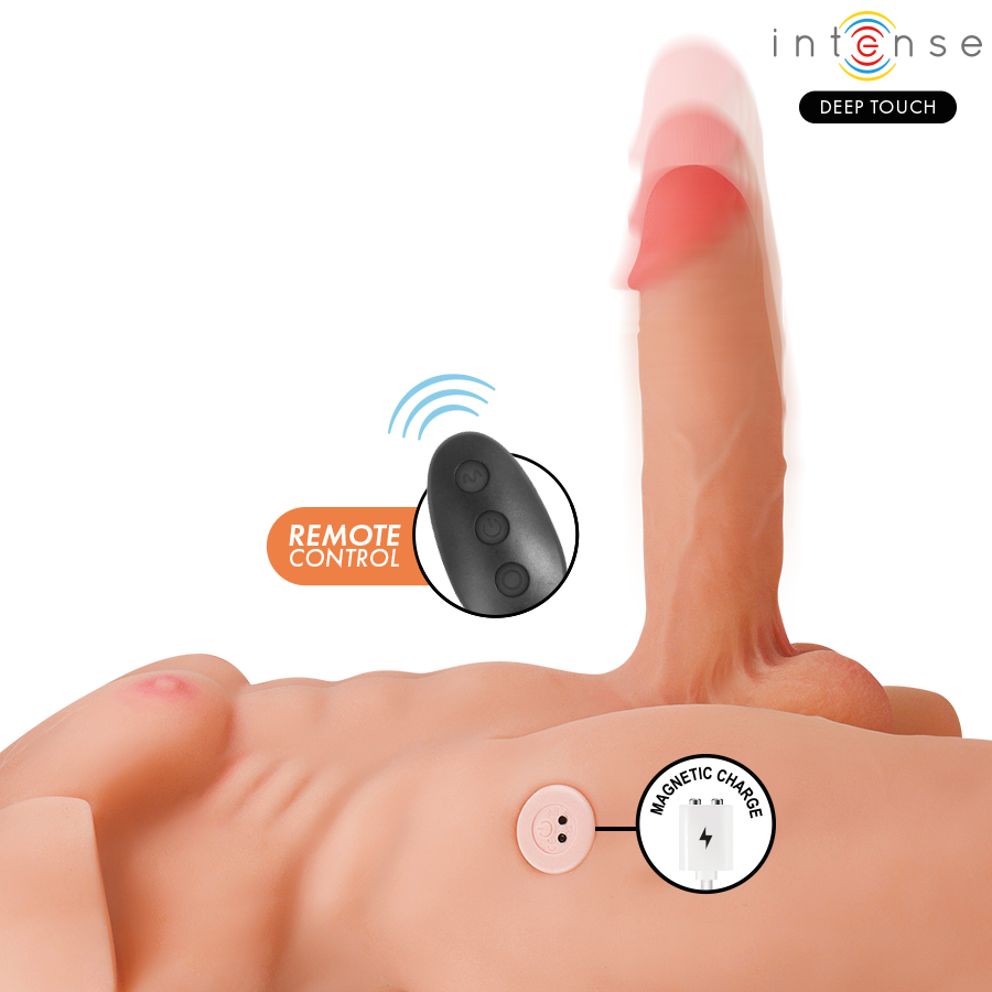 Intense Deep Touch Marty Torso con Ano e Dildo Realistico a Spinta e Vibrazione 6,2 kg – immagine 4