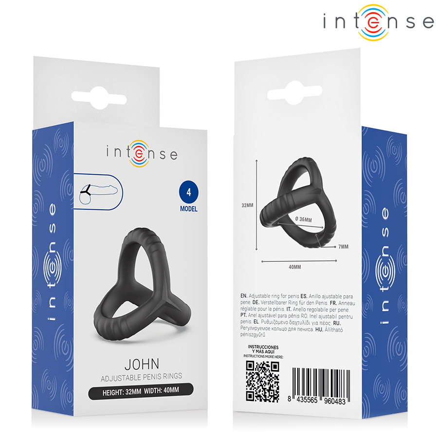 Intense John Anello per Pene Triplo Modello 4 – immagine 5