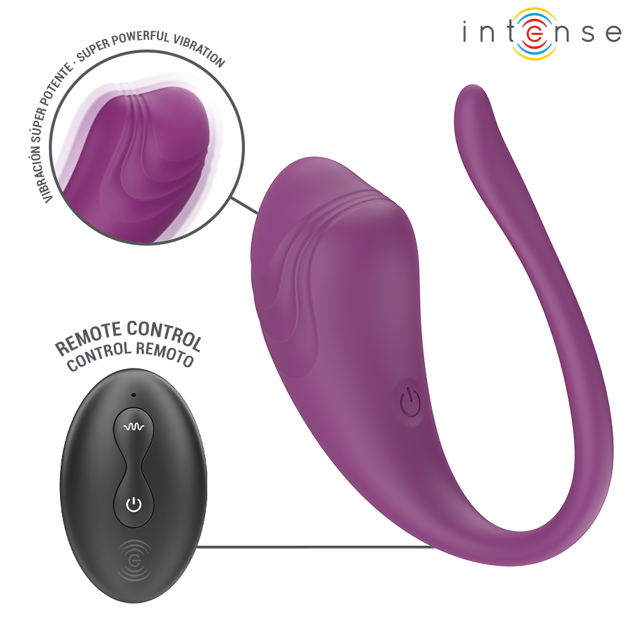 Intense Olivia Ovetto Vibrante con Telecomando Viola – immagine 3