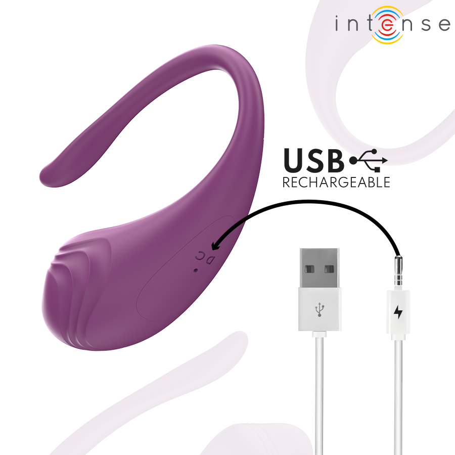 Intense Olivia Ovetto Vibrante con Telecomando Viola – immagine 8
