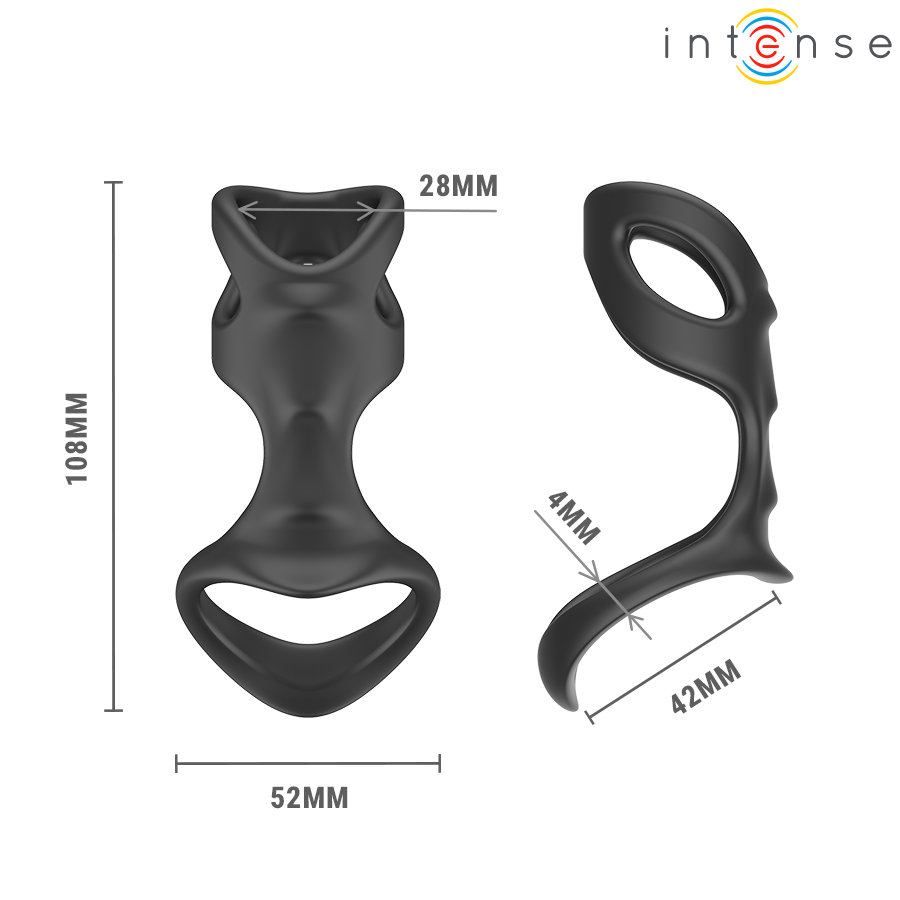 Intense Liam Doppio Anello per Pene con Estensione Modello 7 – immagine 5
