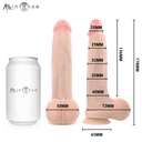 MR INTENSE Bruce S dildo realistico in silicone liquido 17,8 cm – foto 4