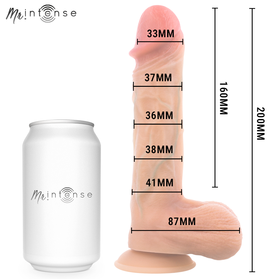 MR Intense Logan Dildo Vibrante con Spinta, Calore e Telecomando 20 cm – immagine 10
