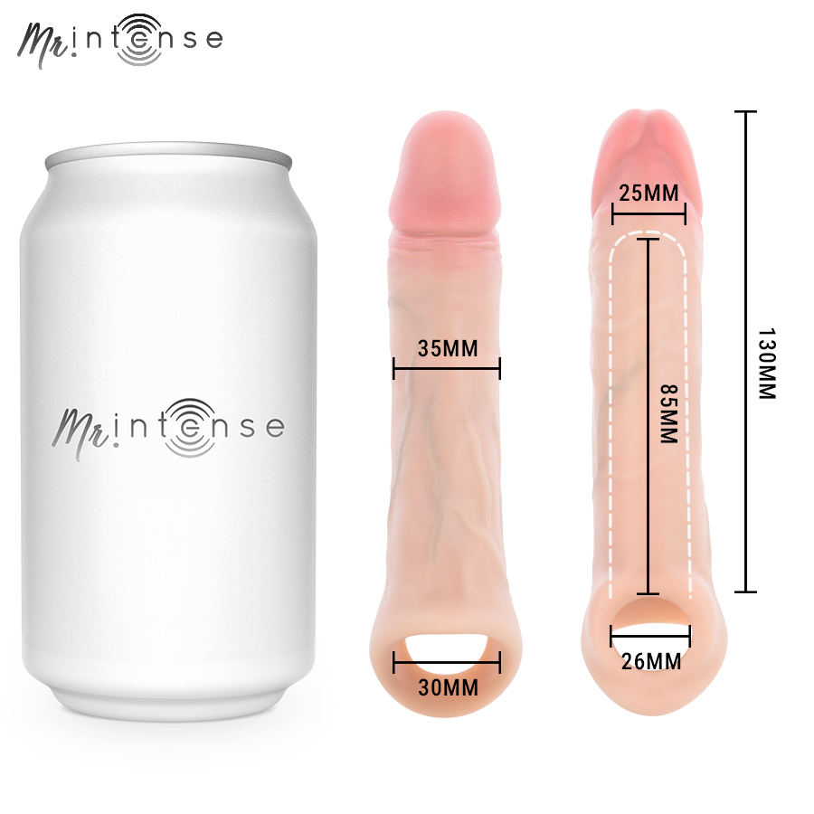 Mr Intense Simon S Guaina per Pene in Silicone Liquido 13 cm – immagine 4