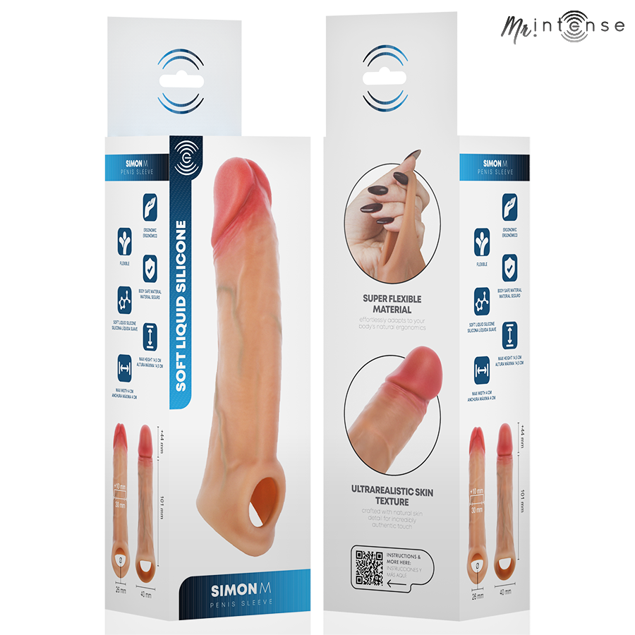 Mr Intense Simon M Guaina per Pene in Silicone Liquido 14,5 cm – immagine 6