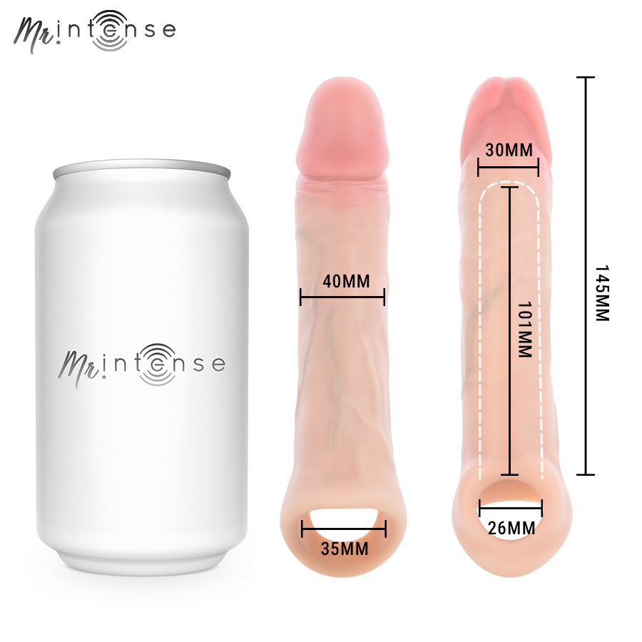 Mr Intense Simon M Guaina per Pene in Silicone Liquido 14,5 cm – immagine 5