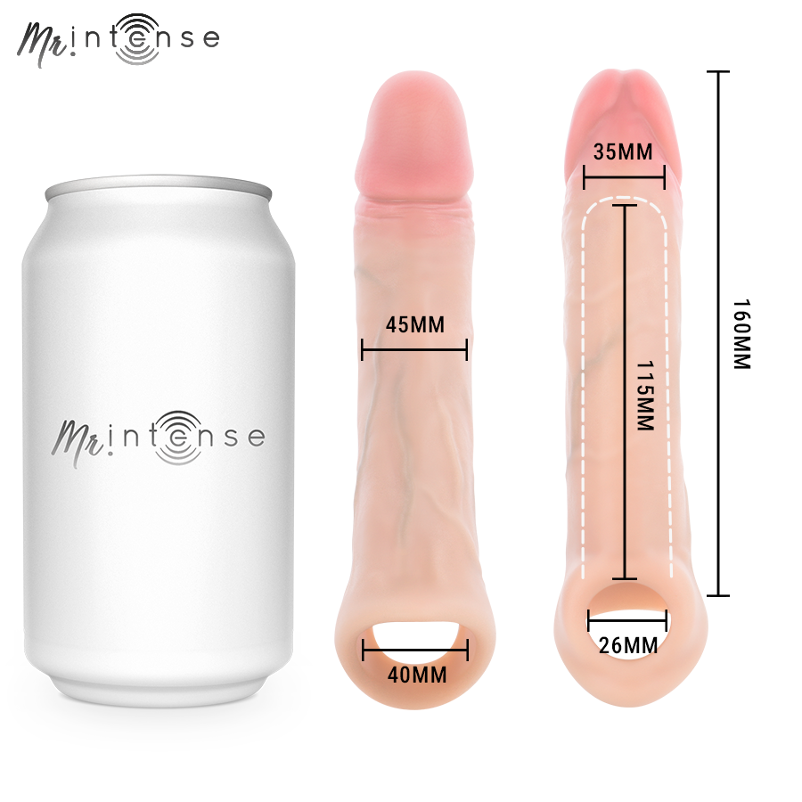 Mr Intense Simon L Guaina per Pene in Silicone Liquido 16 cm – immagine 5