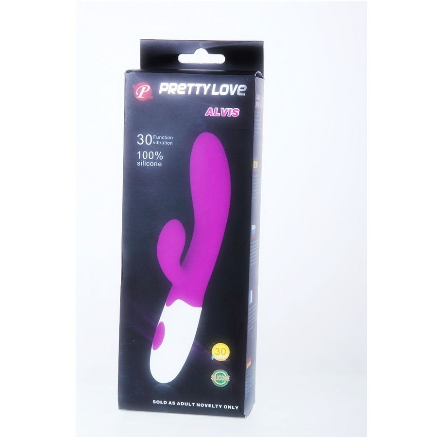 Pretty Love Alvis Vibratore con Stimolatore Clitoride 30 Funzioni Lilla