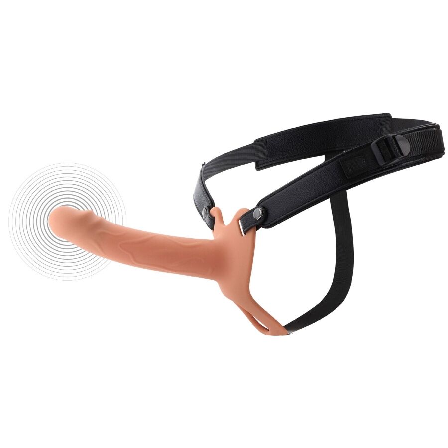 Hidden Desire Inferno Guaina Vibrante per Pene con Imbracatura 18 cm
