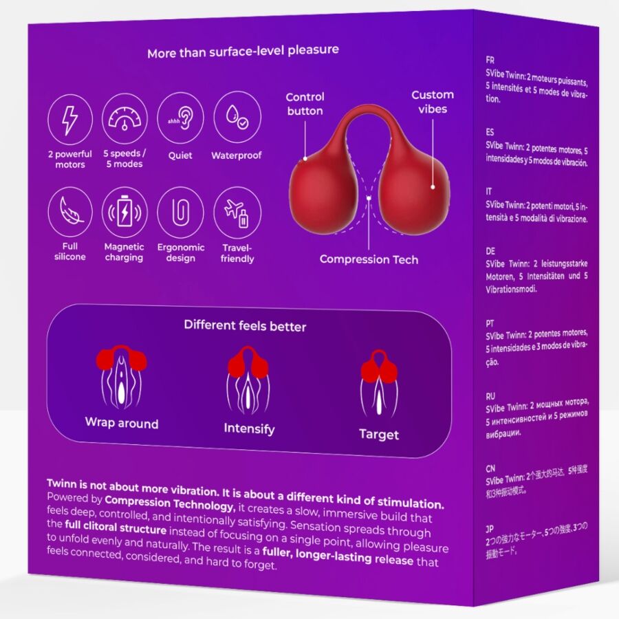 Snail Vibe Twinn Vibratore da Dito Cherry – immagine 5
