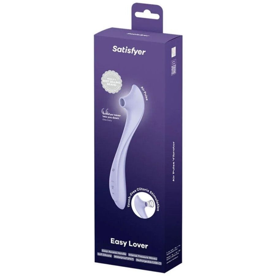 Satisfyer Easy Lover Vibratore a Doppia Stimolazione Con Onde d'aria – immagine 5
