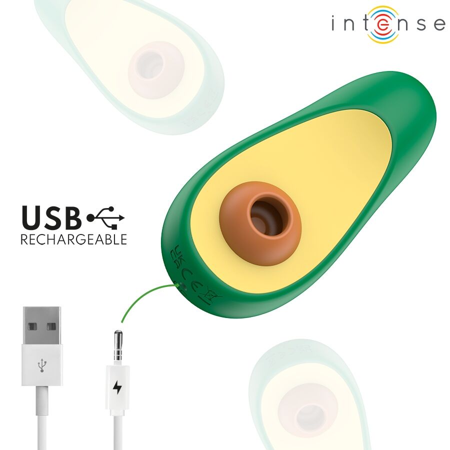 Intense Waki Stimolatore Clitorideo ad Aspirazione a Forma di Avocado – immagine 8
