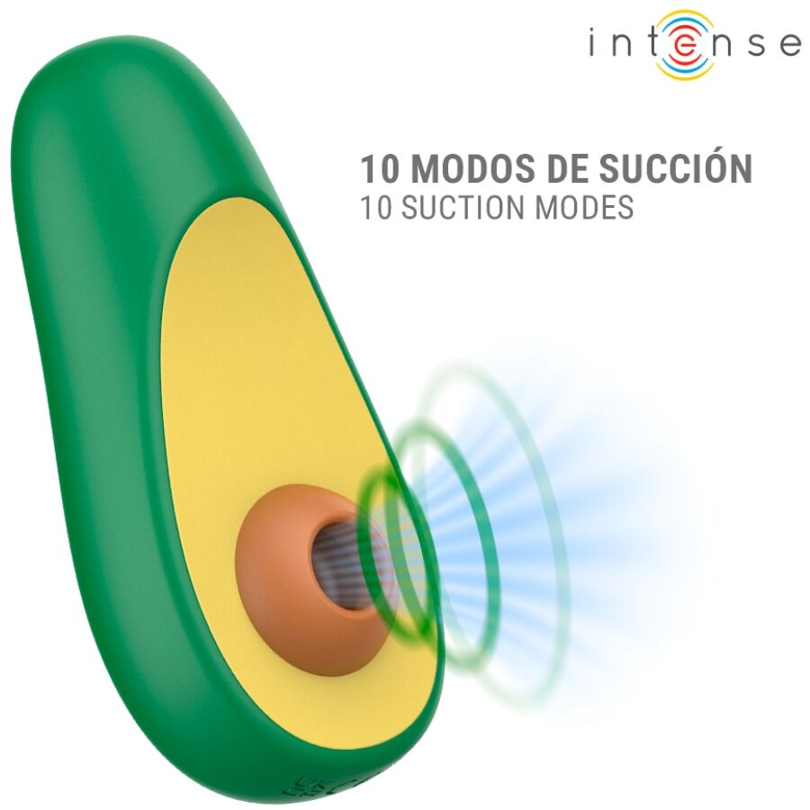 Intense Waki Stimolatore Clitorideo ad Aspirazione a Forma di Avocado – immagine 5