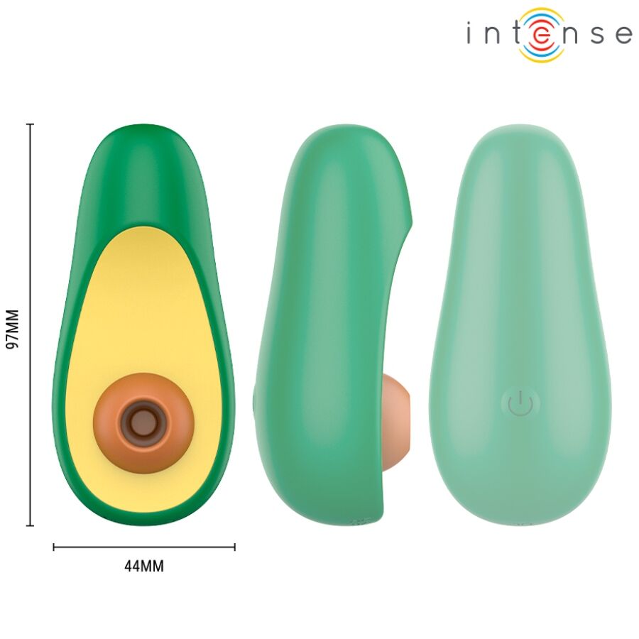 Intense Waki Stimolatore Clitorideo ad Aspirazione a Forma di Avocado – immagine 7