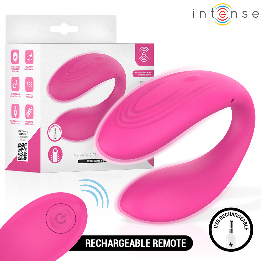 Intense Nora Stimolatore Vibrante a Morsetto Rosa – immagine 2
