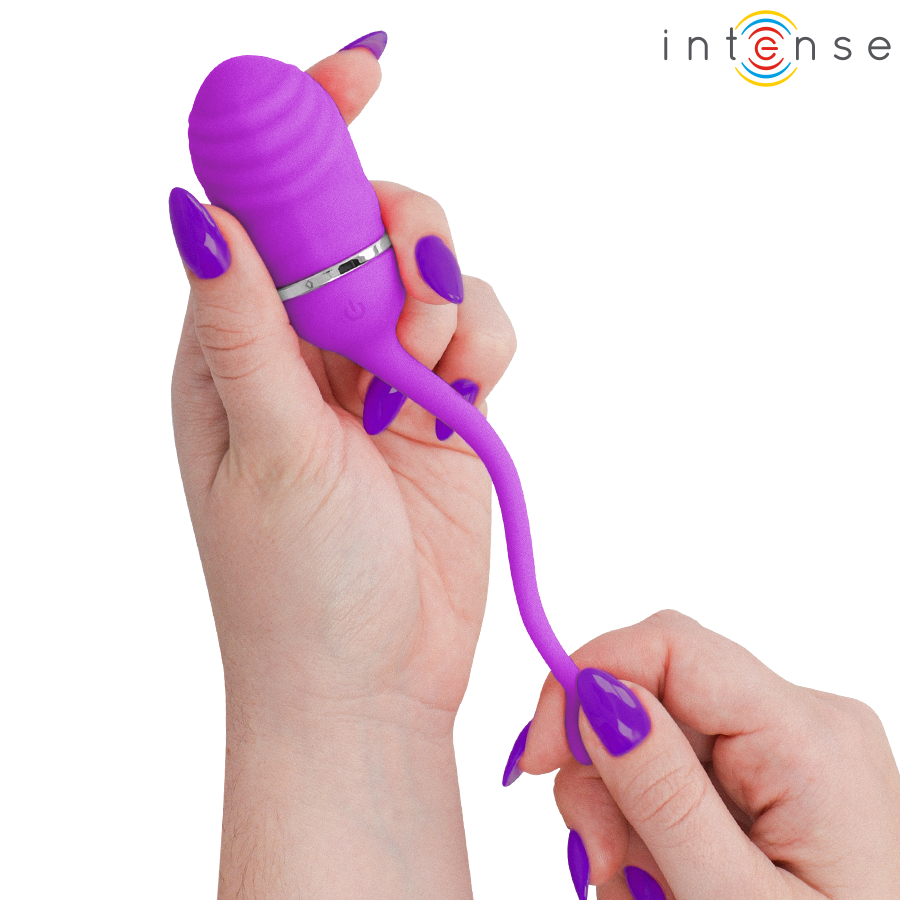 Intense Sookie Ovetto Vibrante Scanalato con Telecomando Viola – immagine 4