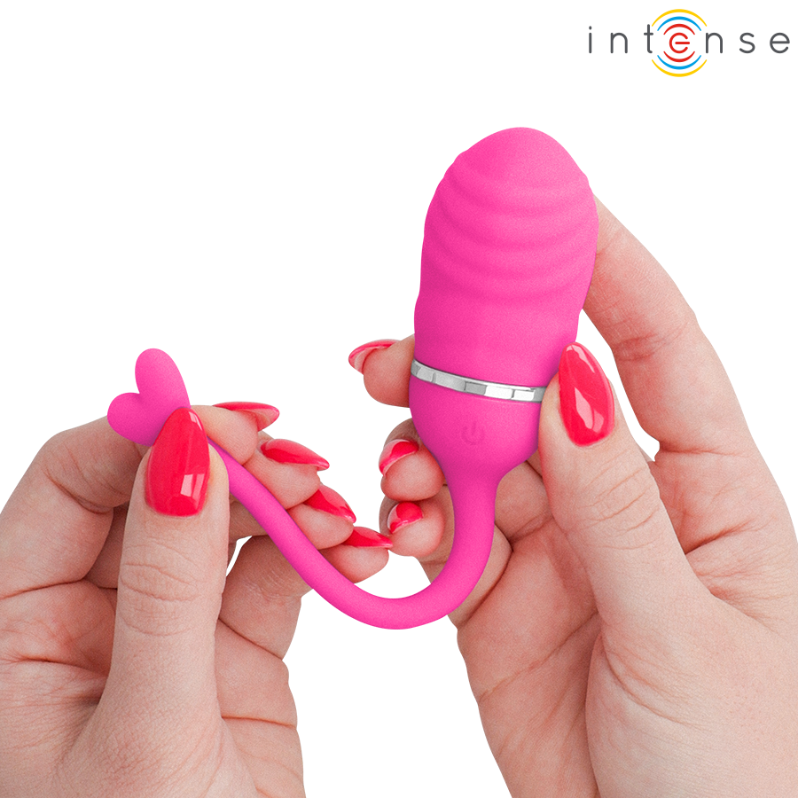 Intense Sookie Ovetto Vibrante Scanalato con Telecomando Rosa – immagine 7