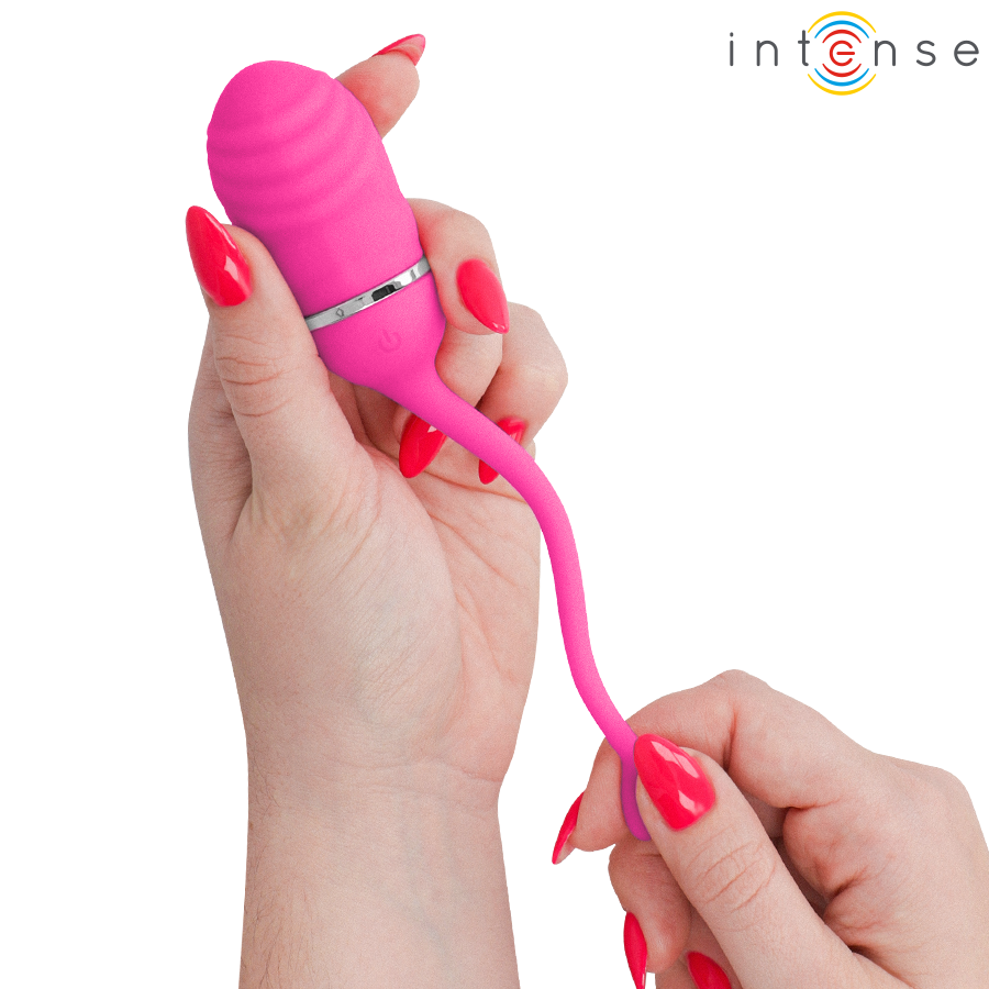 Intense Sookie Ovetto Vibrante Scanalato con Telecomando Rosa – immagine 4