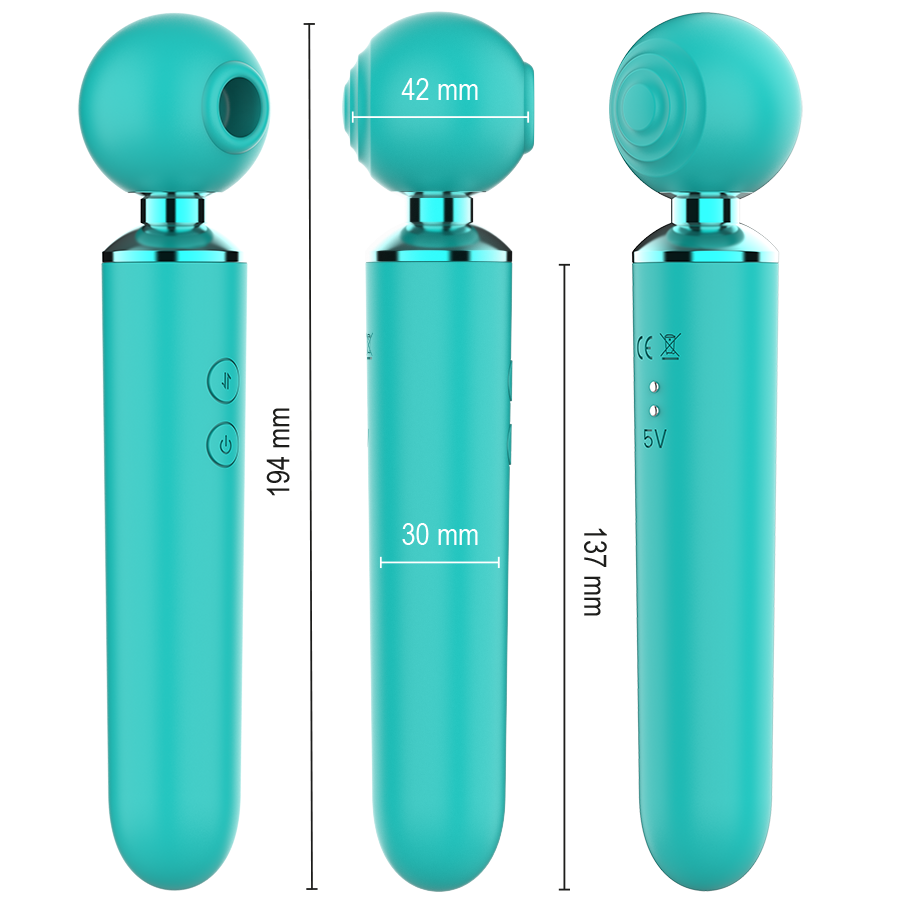 Intense Hamby Stimolatore Multifunzione con Aspirazione e Vibrazione – immagine 9