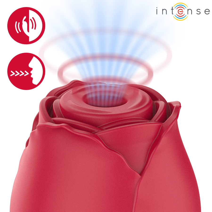 Intense Camellia Stimolatore Clitorideo ad Aspirazione a Rosa Bordeaux – immagine 2