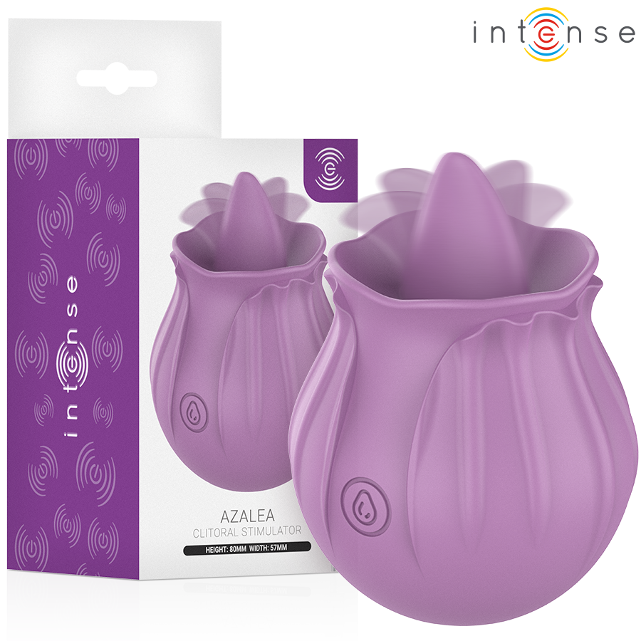 Intense Azalea Stimolatore Clitorideo a Fiore 10 Vibrazioni Viola