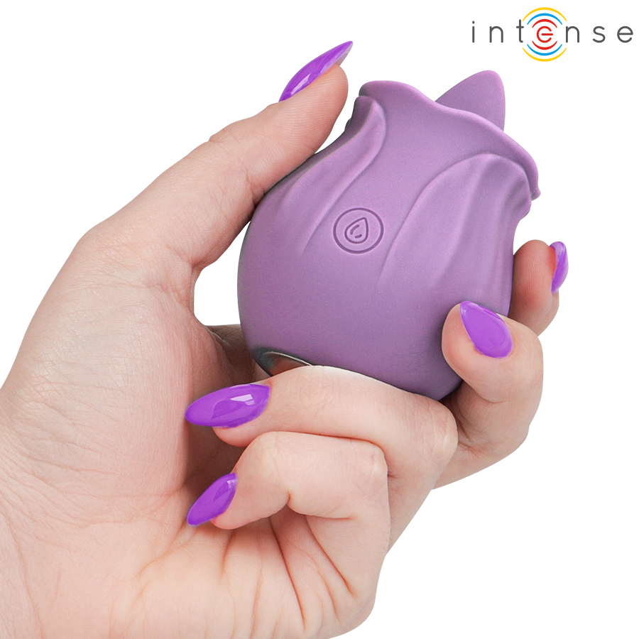 Intense Azalea Stimolatore Clitorideo a Fiore 10 Vibrazioni Viola – immagine 4