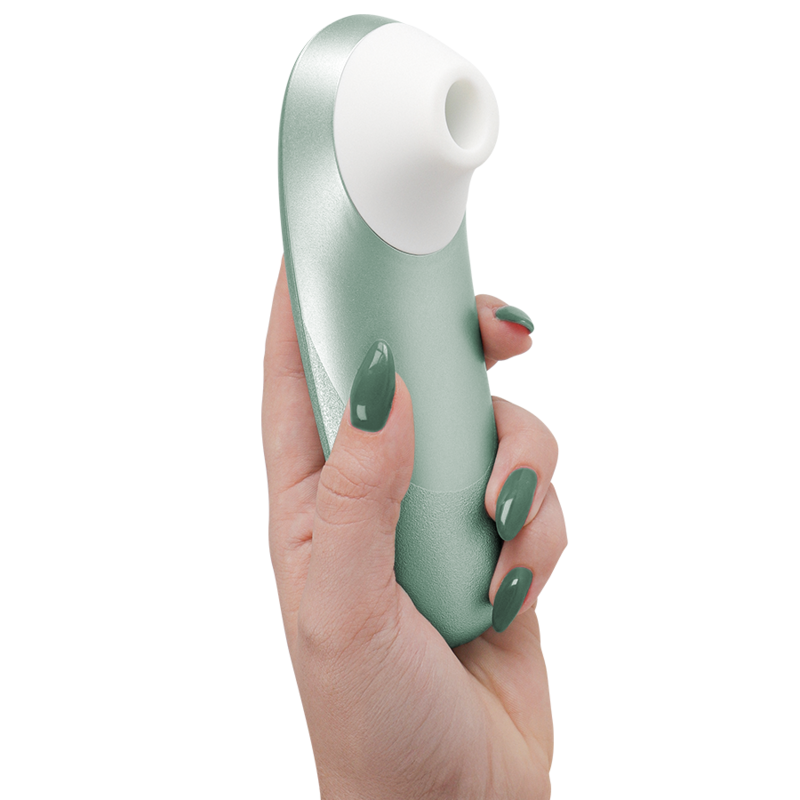 Womanizer Pro Stimolatore Clitorideo Pleasure Air con Vibrazione Verde Salvia – immagine 4
