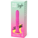 ROMP Jiggle vibratore a spinta su e giù con ventosa rosa – foto 8