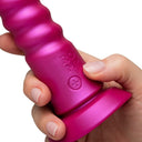 ROMP Jiggle vibratore a spinta su e giù con ventosa rosa – foto 4