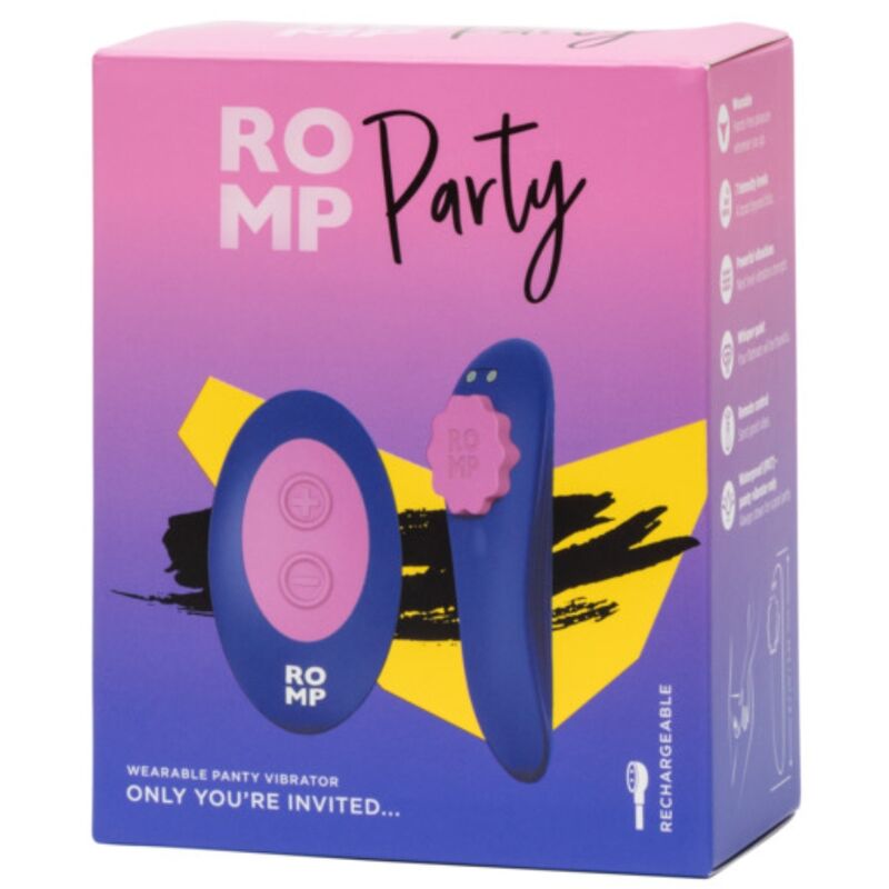 Romp Party Vibratore da Slip Magnetico con Telecomando – immagine 9