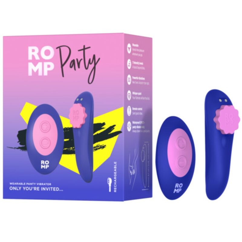 Romp Party Vibratore da Slip Magnetico con Telecomando – immagine 8