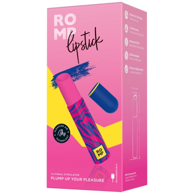 Romp Lipstick Vibratore a Rossetto 7 Livelli – immagine 7