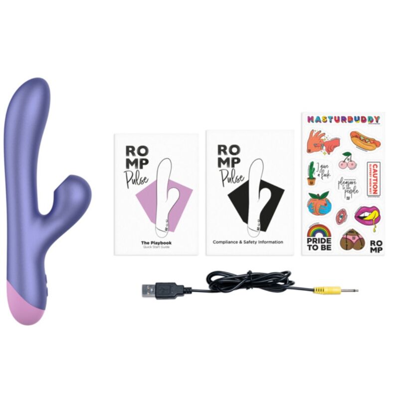 ROMP Pulse Stimolatore Clitorideo ad Onde di Pressione Blu – immagine 3