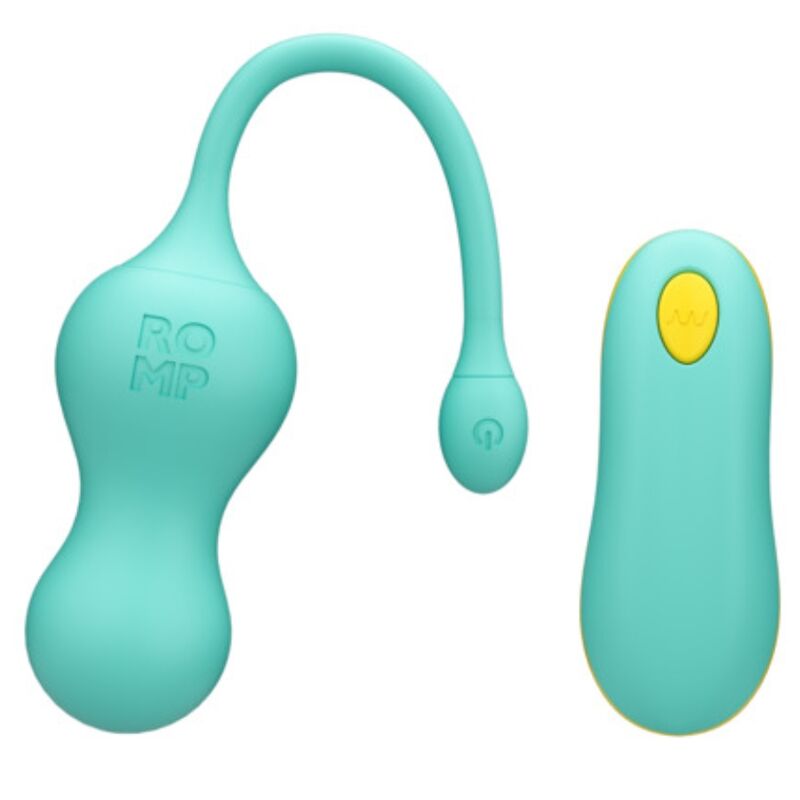 Romp Cello Vibratore Punto G con Telecomando Turchese
