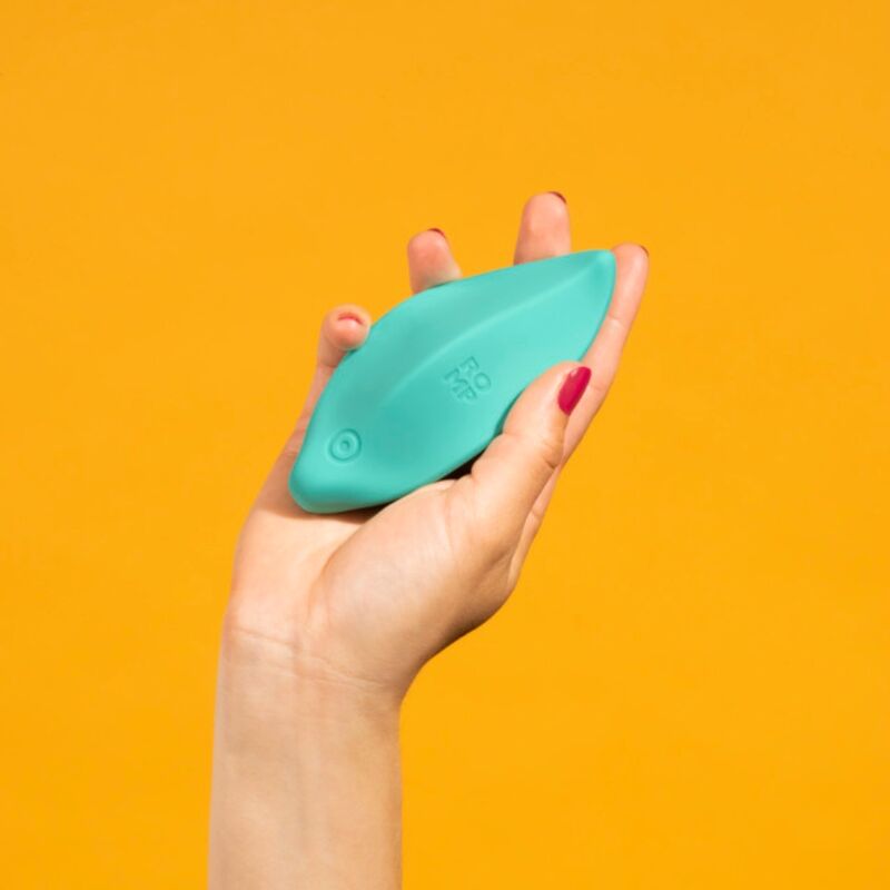 Romp Wave Stimolatore Clitorideo Ergonomico Verde Acqua – immagine 2