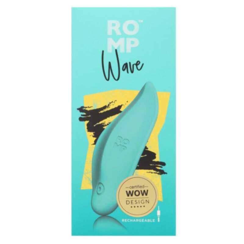 Romp Wave Stimolatore Clitorideo Ergonomico Verde Acqua – immagine 9
